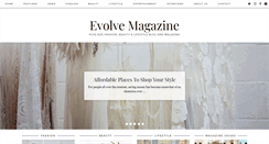 Desktop Screenshot of evolve-magazine.com